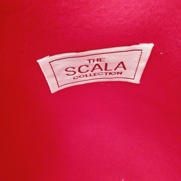 Scala Red Wool Felted  Hat 100% Wool - Picture 5 of 6